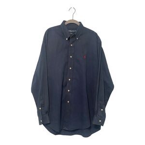 Men's Ralph Lauren Blake Long Sleeve Button Down - Size L - Navy Blue